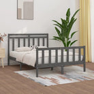 Houten bedframe van massief grenenhout inclusief levering - Grijs / 150 x 200 cm - Bedden & bedframes