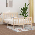 Houten bedframe van massief grenenhout inclusief levering - Naturel / 120 x 200 cm - Bedden & bedframes