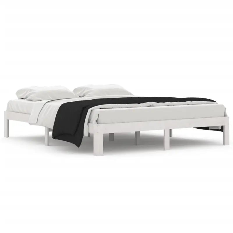 Houten bedframe van massief grenenhout met extra ondersteuning - Bedden & bedframes