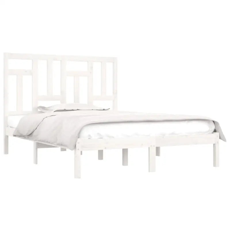 Houten bedframe van massief grenenhout met levering bevat - Bedden & bedframes