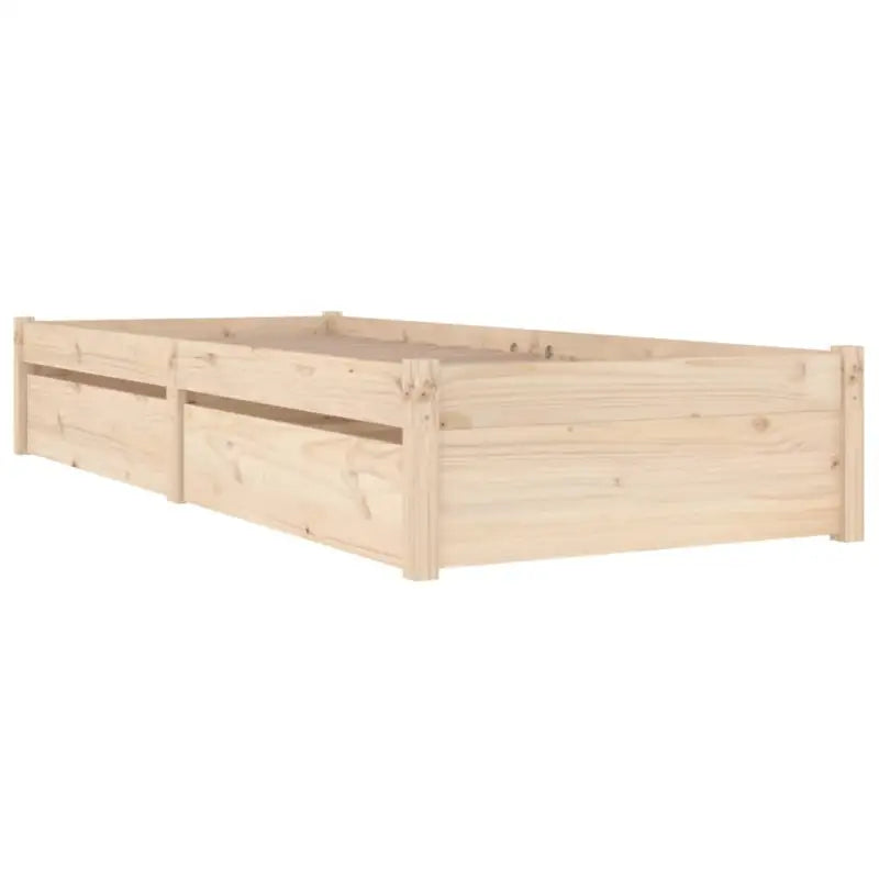 Houten bedframe van massief grenenhout met levering bevat - Bedden & bedframes