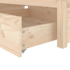 Houten bedframe van massief grenenhout met levering bevat - Bedden & bedframes