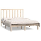 Houten bedframe van massief grenenhout met levering bevat - Bedden & bedframes