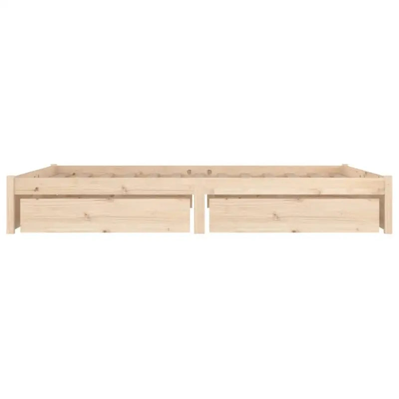 Houten bedframe van massief grenenhout met levering bevat - Bedden & bedframes
