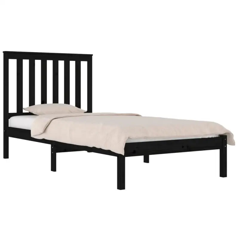 Houten bedframe van massief grenenhout met levering bevat - Bedden & bedframes