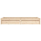 Houten bedframe van massief grenenhout met levering bevat - Bedden & bedframes