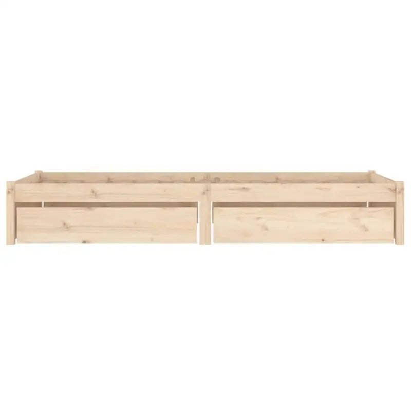 Houten bedframe van massief grenenhout met levering bevat - Bedden & bedframes