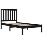Houten bedframe van massief grenenhout met levering bevat - Bedden & bedframes
