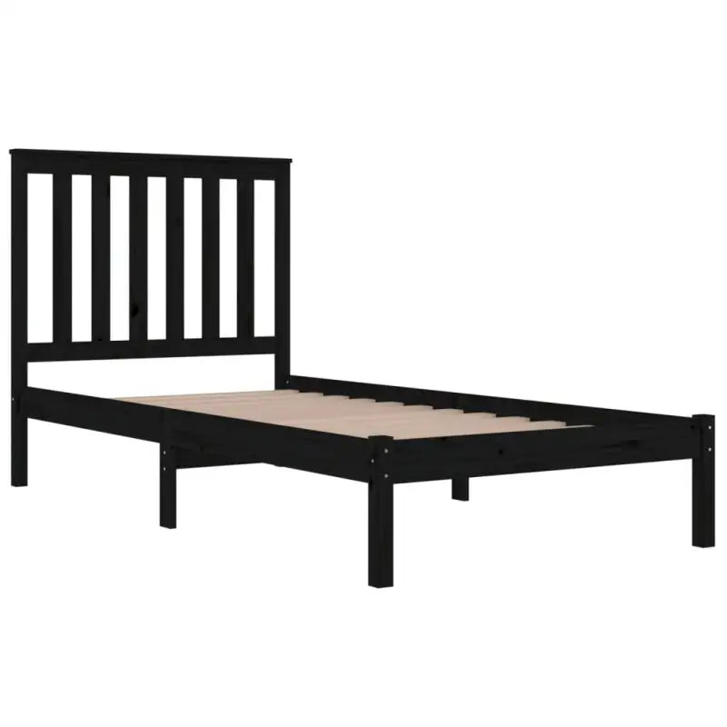 Houten bedframe van massief grenenhout met levering bevat - Bedden & bedframes