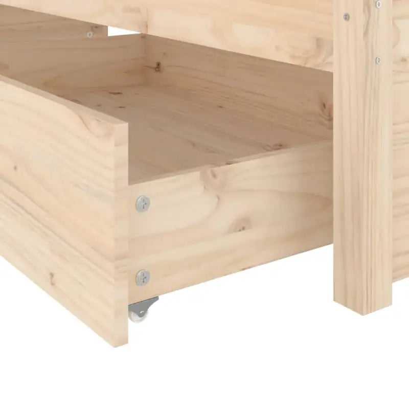Houten bedframe van massief grenenhout met levering bevat - Bedden & bedframes