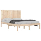 Houten bedframe van massief grenenhout met levering bevat - Bedden & bedframes