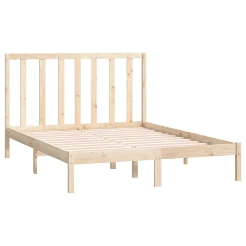 Houten bedframe van massief grenenhout met levering bevat - Bedden & bedframes