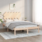Houten bedframe van massief grenenhout met levering bevat - Naturel / 135 x 190 cm - Bedden & bedframes
