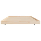 Houten bedframe van massief grenenhout met tijdloos ontwerp - Bedden & bedframes