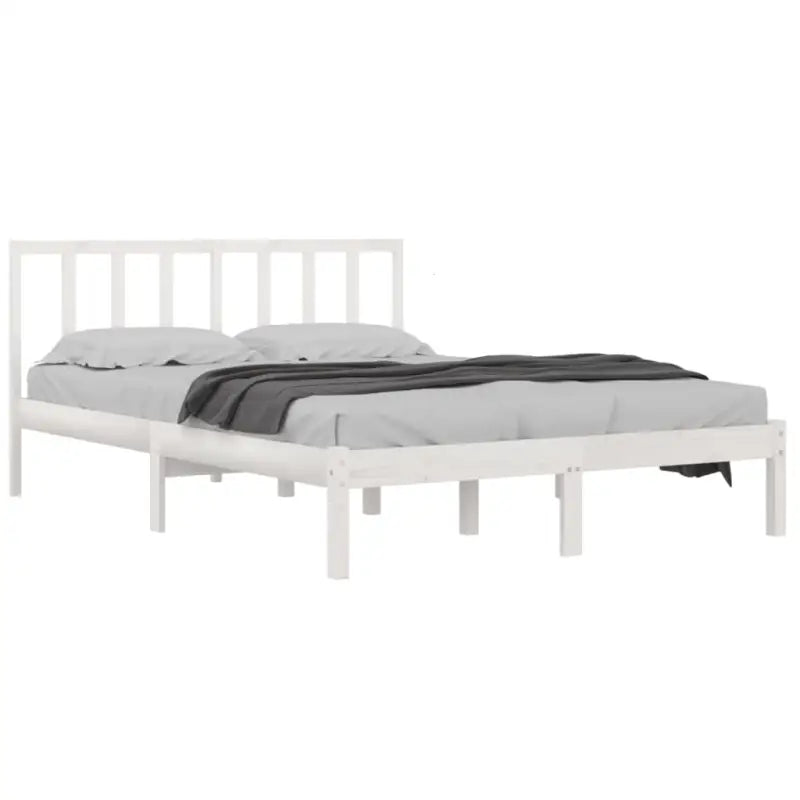 Houten bedframe van massief grenenhout met tijdloos ontwerp - Bedden & bedframes