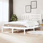Houten bedframe van massief grenenhout voor een comfortabele nachtrust - Wit / 120 x 200 cm - Bedden & bedframes