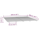 Houten bedframe van massief grenenhout voor een goede nachtrust - Bedden & bedframes
