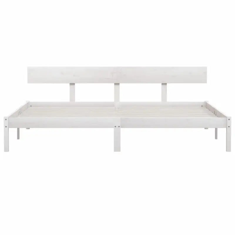 Houten bedframe van massief grenenhout voor een moderne slaapkamer - Bedden & bedframes