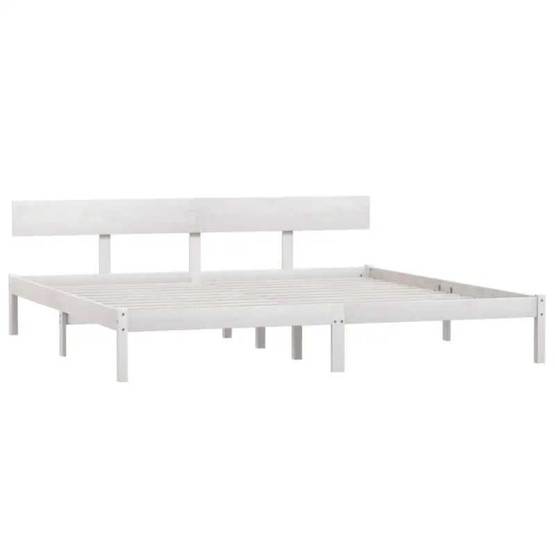 Houten bedframe van massief grenenhout voor een moderne slaapkamer - Bedden & bedframes