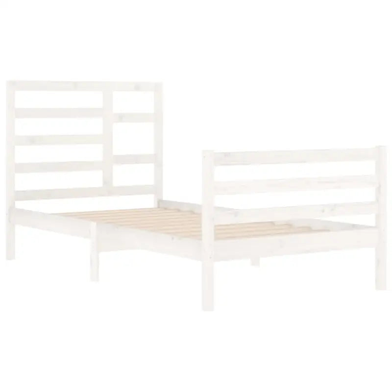 Houten bedframe van massief grenenhout voor een moderne slaapkamer - Bedden & bedframes
