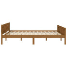 Houten bedframe van massief grenenhout voor een moderne slaapkamer - Bedden & bedframes