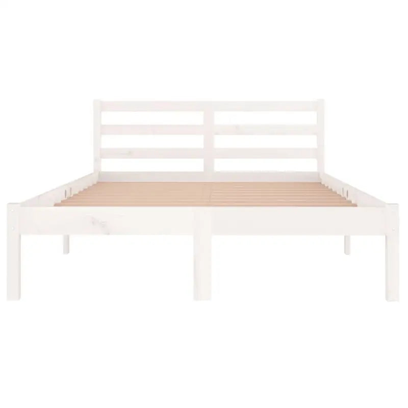 Houten bedframe van massief grenenhout voor een moderne slaapkamer - Bedden & bedframes