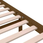 Houten bedframe van massief grenenhout voor een moderne slaapkamer - Bedden & bedframes