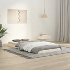 Houten bedframe van massief grenenhout voor een moderne slaapkamer - Wit / 90 x 190 cm - Bedden & bedframes