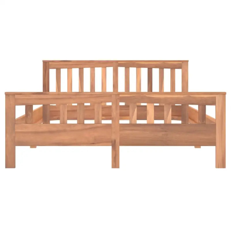 Houten Bedframe van Massief Teakhout voor een Stoer Slaapkamerfeest - Bedden & bedframes
