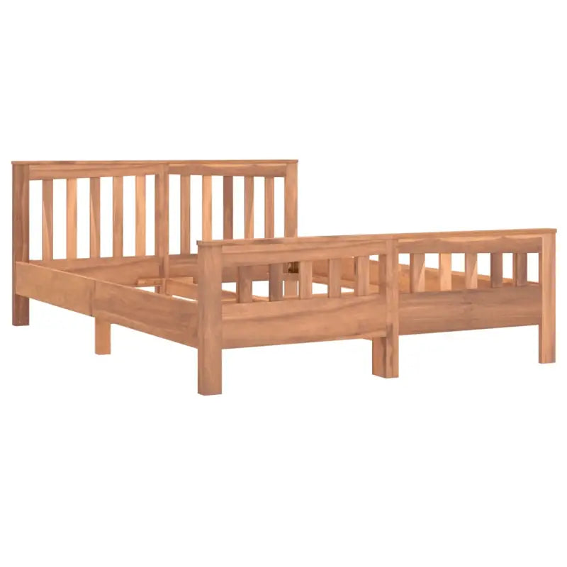 Houten Bedframe van Massief Teakhout voor een Stoer Slaapkamerfeest - Bedden & bedframes