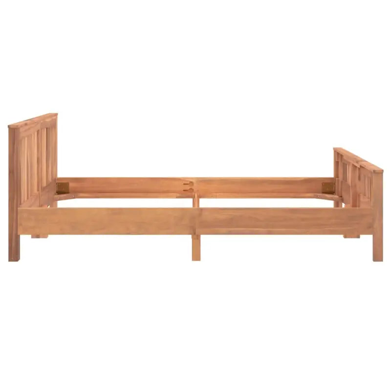 Houten Bedframe van Massief Teakhout voor een Stoer Slaapkamerfeest - Bedden & bedframes