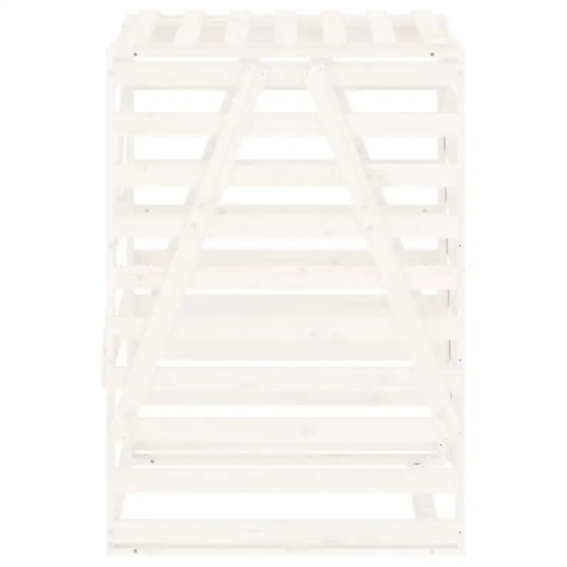 Houten berging voor afvalcontainer van massief grenenhout - Containerbergingen