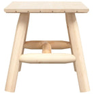 Houten bijzettafel van massief vurenhout met houten frame - Modulaire tuinbanken