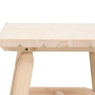 Houten bijzettafel van massief vurenhout met houten frame - Modulaire tuinbanken