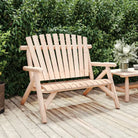 Houten bijzettafel van massief vurenhout met houten frame - Naturel / 1 / Bank - Modulaire tuinbanken