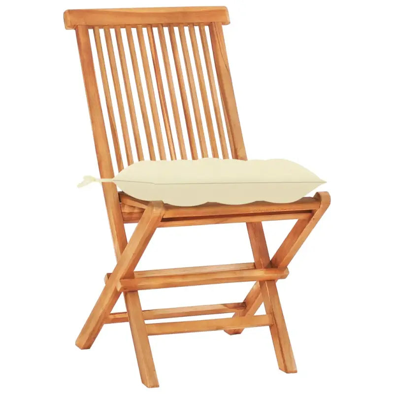 Houten bistroset met fijn geschuurd teakhout en afmetingen voor tafel en stoel - Tuinsets