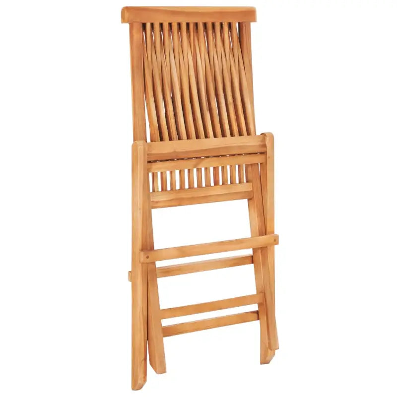Houten bistroset met fijn geschuurd teakhout en afmetingen voor tafel en stoel - Tuinsets