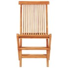 Houten bistroset met fijn geschuurd teakhout en afmetingen voor tafel en stoel - Tuinsets