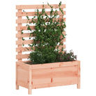 Houten bloempotten en plantenbakken van massief douglashout voor buiten - Bloempotten & plantenbakken