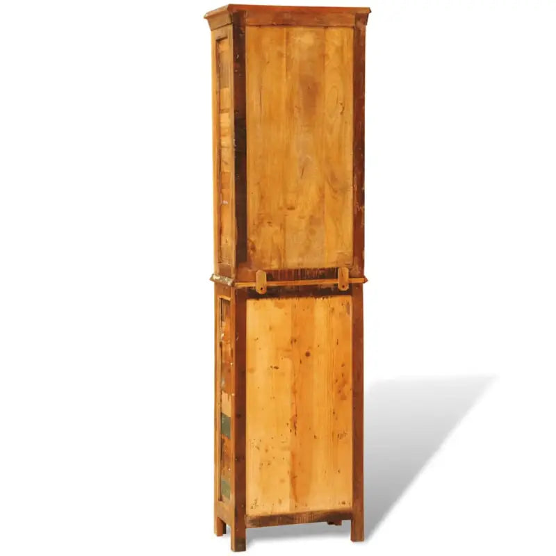 Houten boekenkast in antieke stijl van massief gerecycled hout - Multikleur / 1 - Boekenkasten