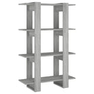 Houten boekenkast in grijs sonoma voor decoratie en praktische opbergtaken - Grijs sonoma / 1 - Boekenkasten