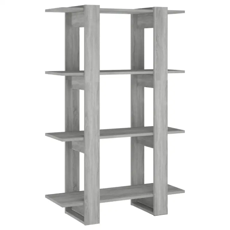 Houten boekenkast in grijs sonoma voor decoratie en praktische opbergtaken - Grijs sonoma / 1 - Boekenkasten