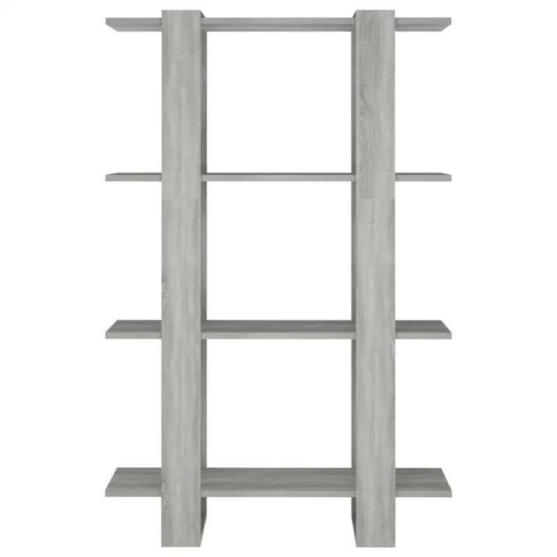 Houten boekenkast in grijs sonoma voor decoratie en praktische opbergtaken - Grijs sonoma / 1 - Boekenkasten