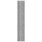 Houten boekenkast met bewerkt hout en kamerscherm gebruikt stijl - Betongrijs / 1 - Boekenkasten