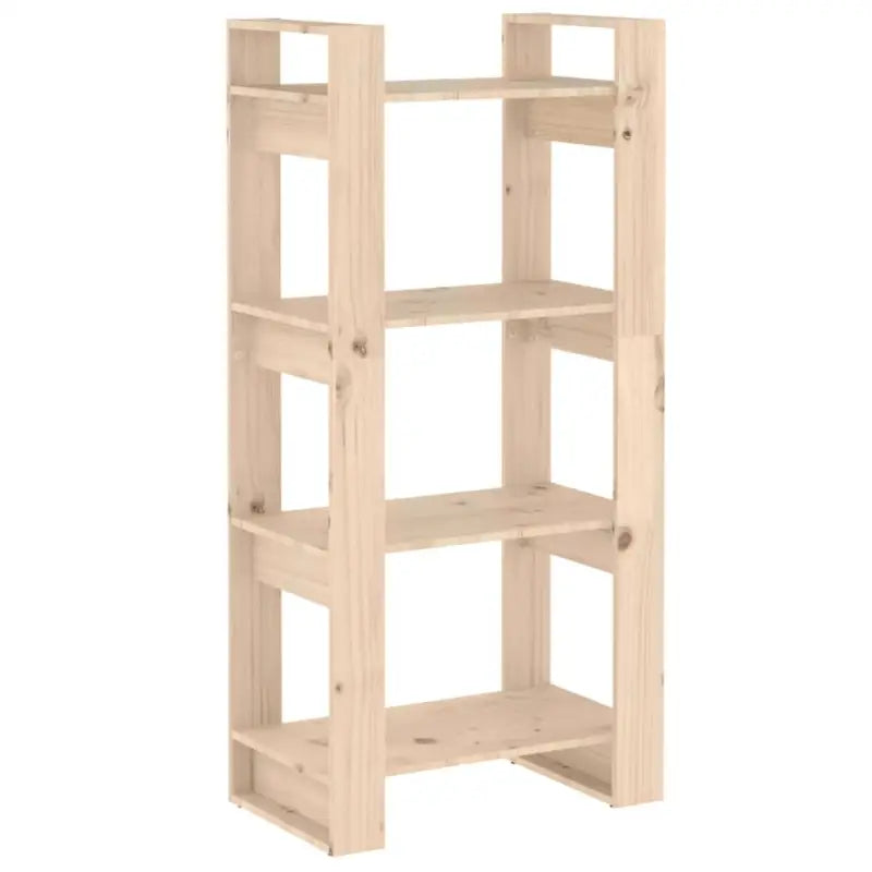 Houten boekenkast met massief grenenhout die ook als kamerscherm wordt gebruikt - Boekenkasten