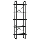 Houten boekenkast met metalen frame levering bevat modern industrieel design - Boekenkasten