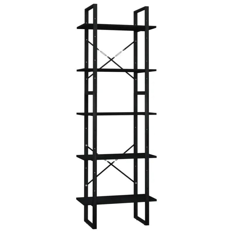 Houten boekenkast met metalen frame levering bevat modern industrieel design - Boekenkasten