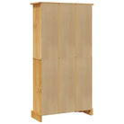 Houten boekenkast met Mexicaanse charme en rustieke uitstraling - Bruin / 1 / 150 cm - Boekenkasten