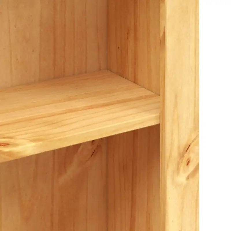 Houten boekenkast met Mexicaanse charme en rustieke uitstraling - Bruin / 1 / 150 cm - Boekenkasten