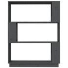 Houten boekenkast van massief grenenhout voor stijlvolle opbergruimte - Grijs / 1 - Boekenkasten